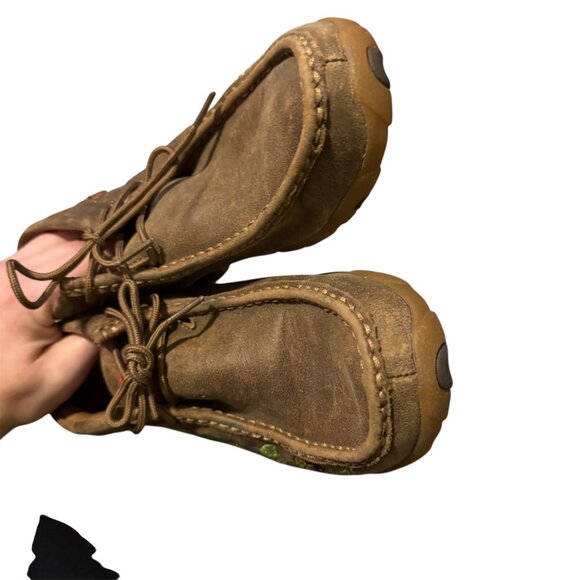 Twisted X Sunflower Brown Moccasins Womens Size 7 - Picture 6 of 8